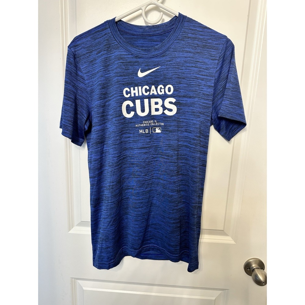 Chicago Cubs Nike Royal Authentic Collection Practice‎ Performance T-Shirt Small